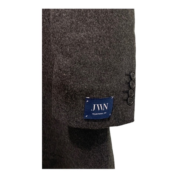 JWN Charcoal Grey Wool Coat Size 46R - Picture 6 of 7